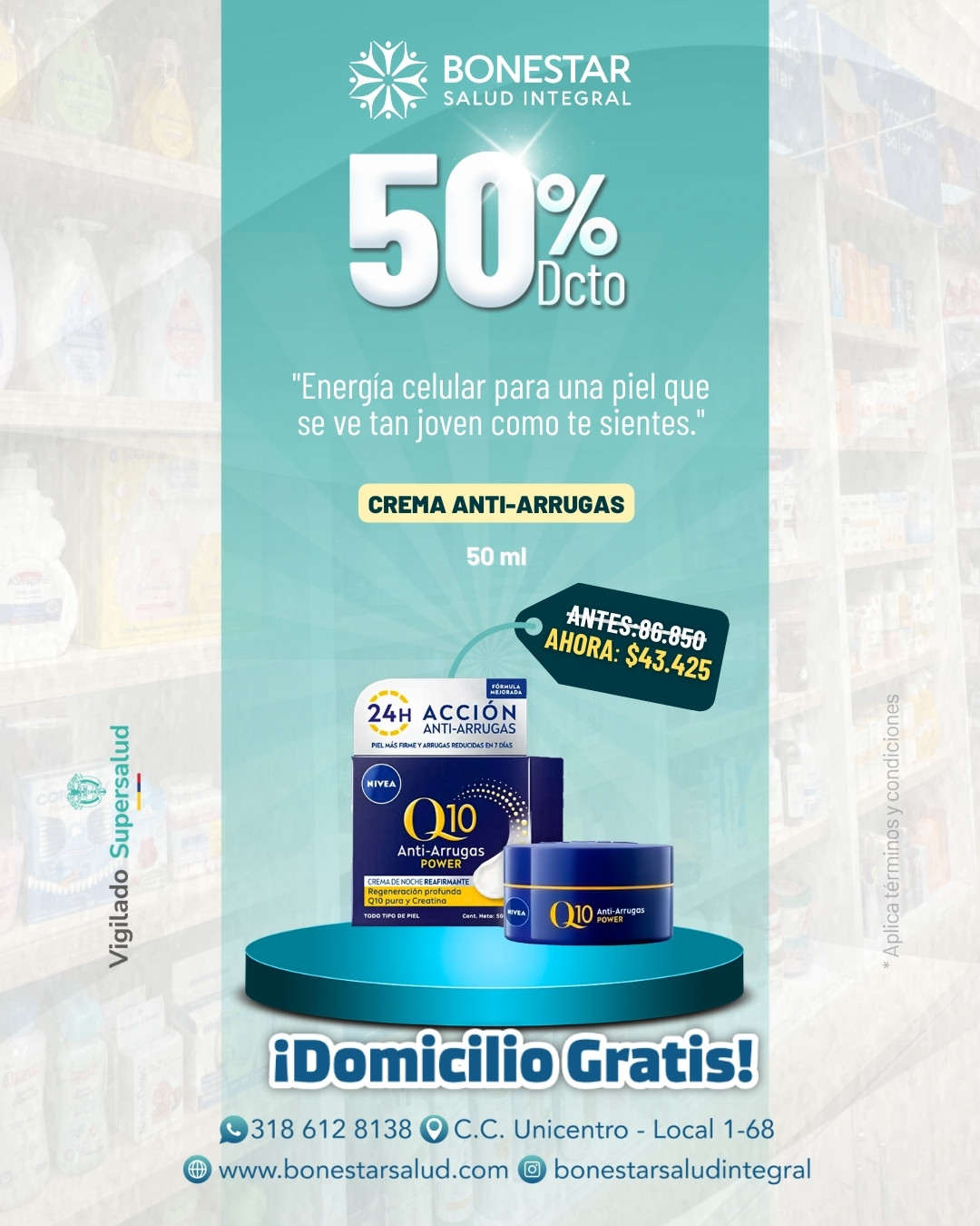 ACCION ANTI ARRUGAS