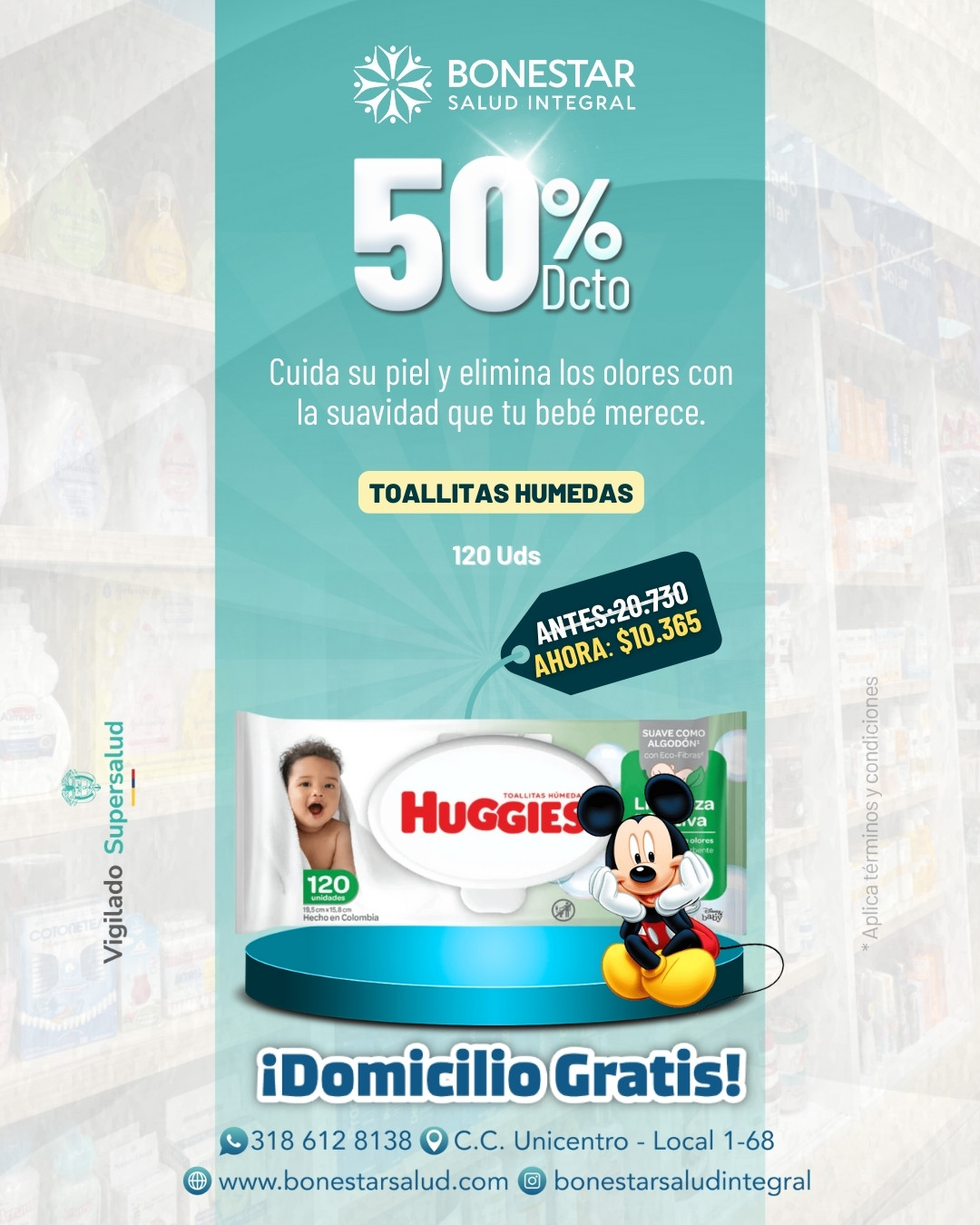 HUGGIES TOALLITAS HUMEDAS