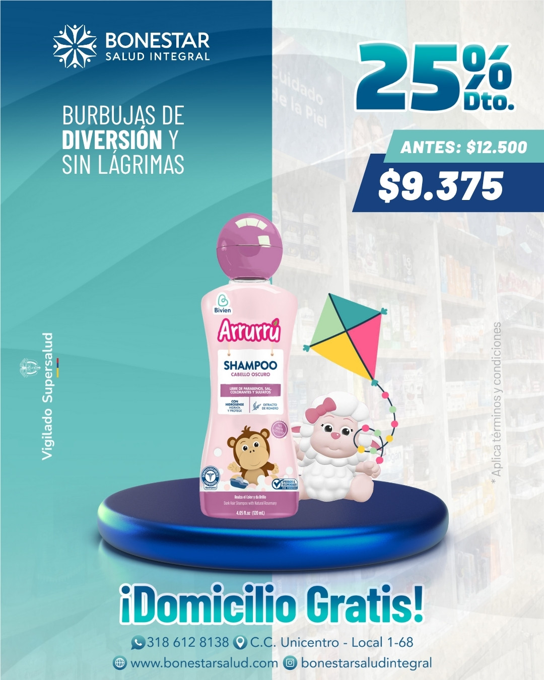 ARRURU CABELLO OSCURO