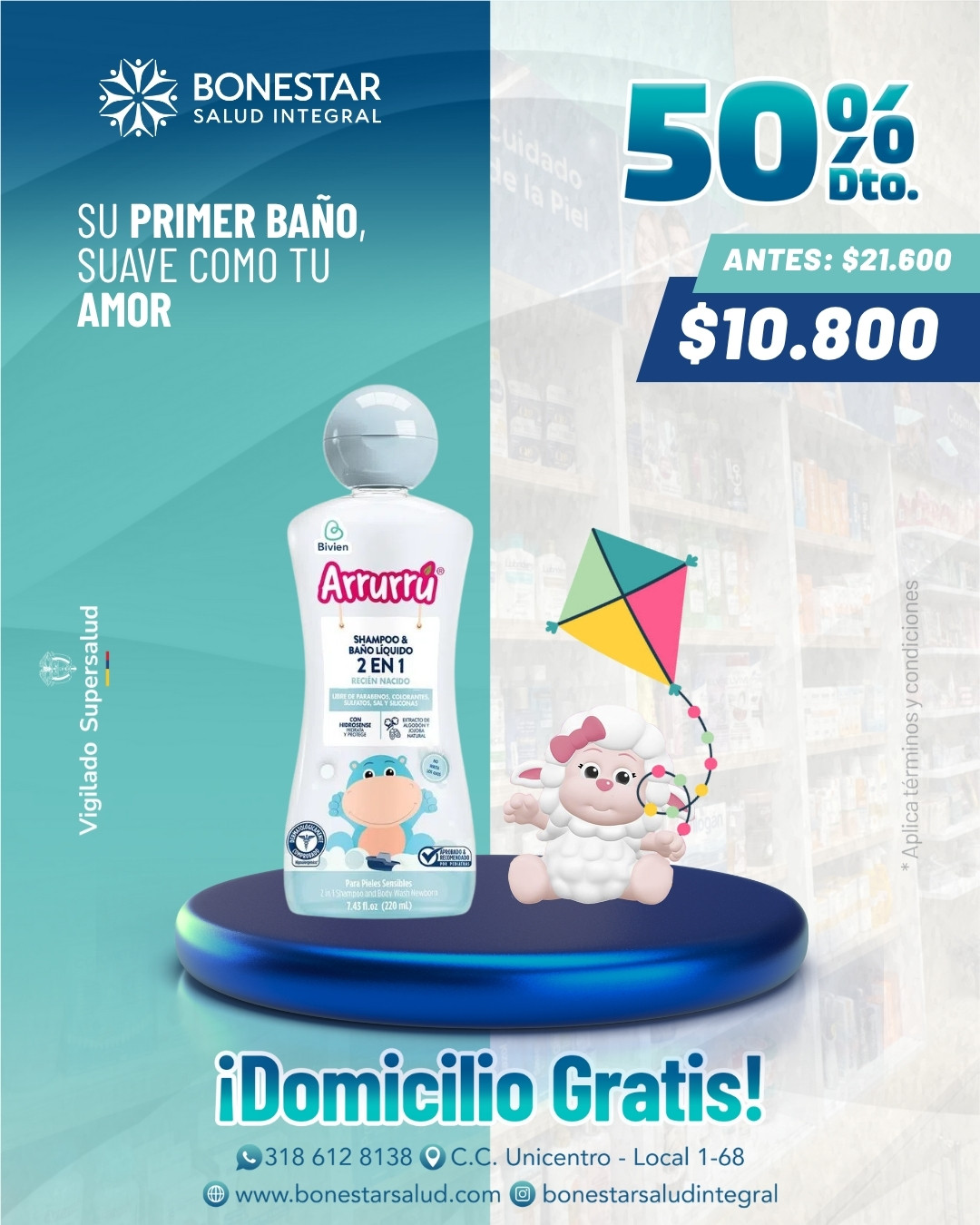 ARRURU SHAMPOO 2 EN 1