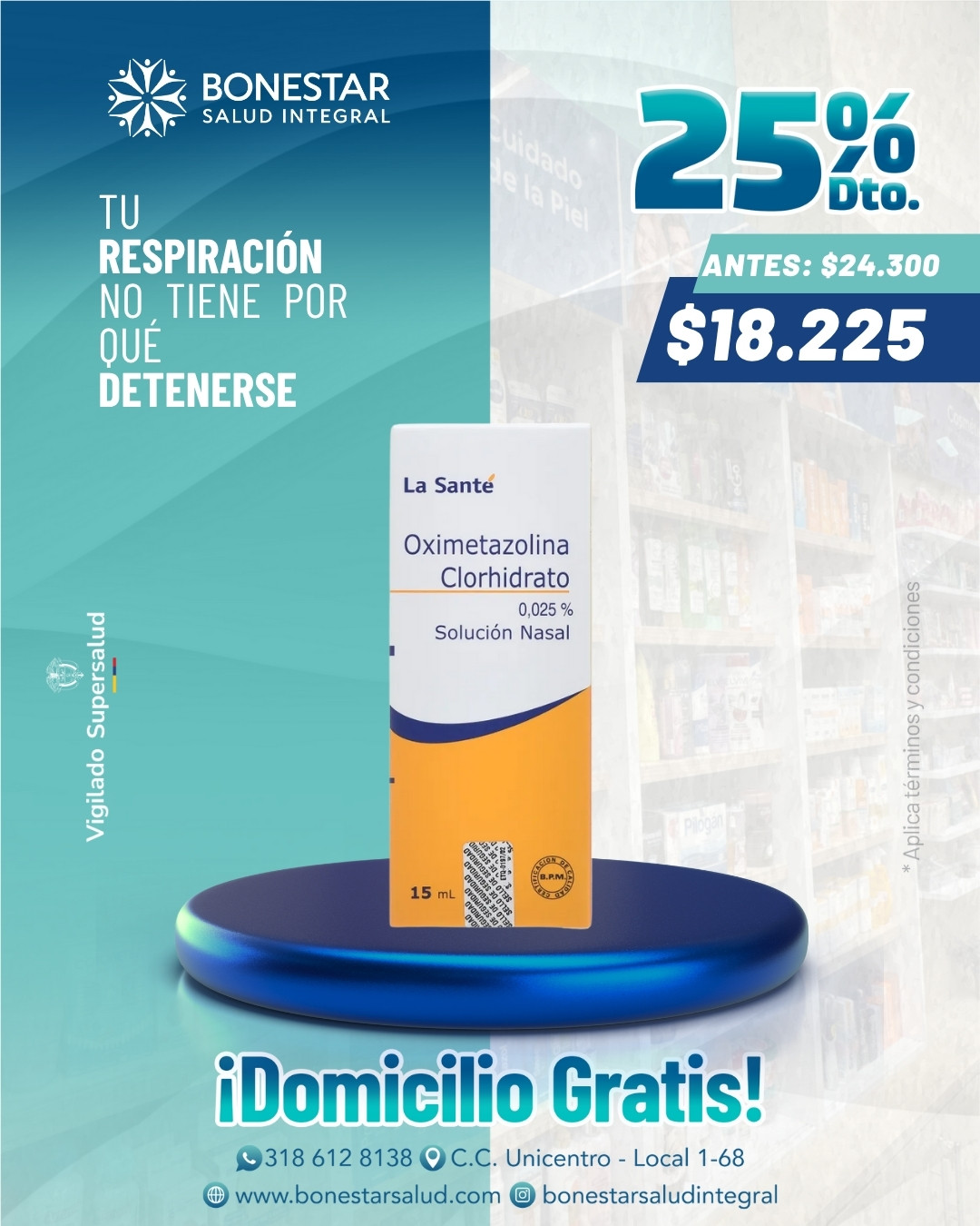 OXIMETAZOLINA