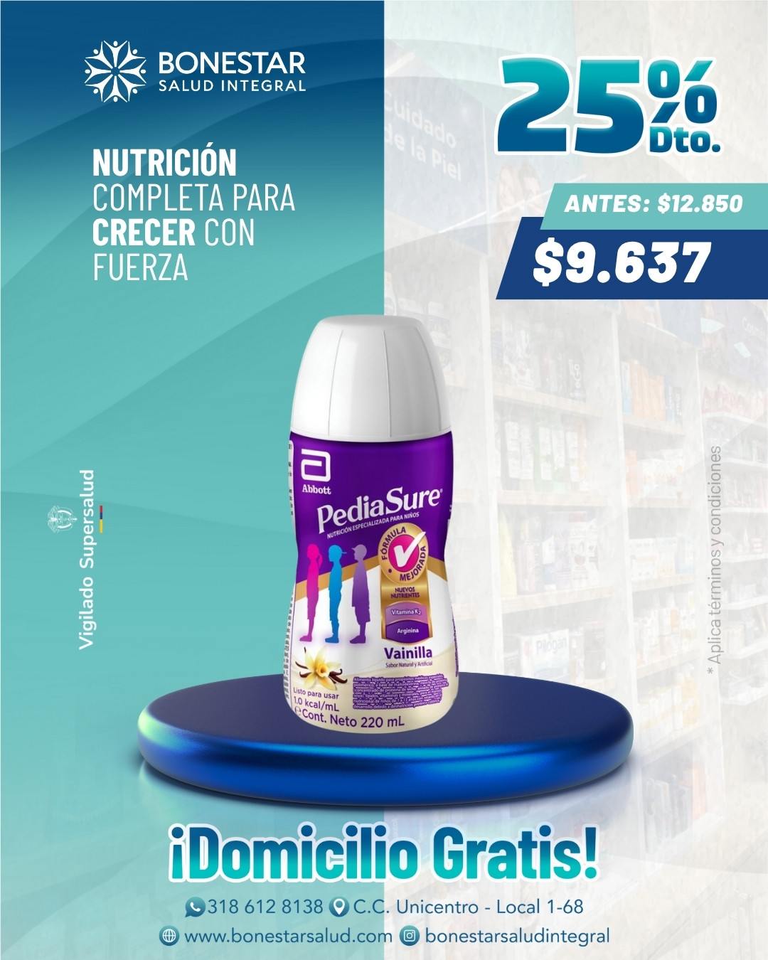 PEDIASURE VAINILLA