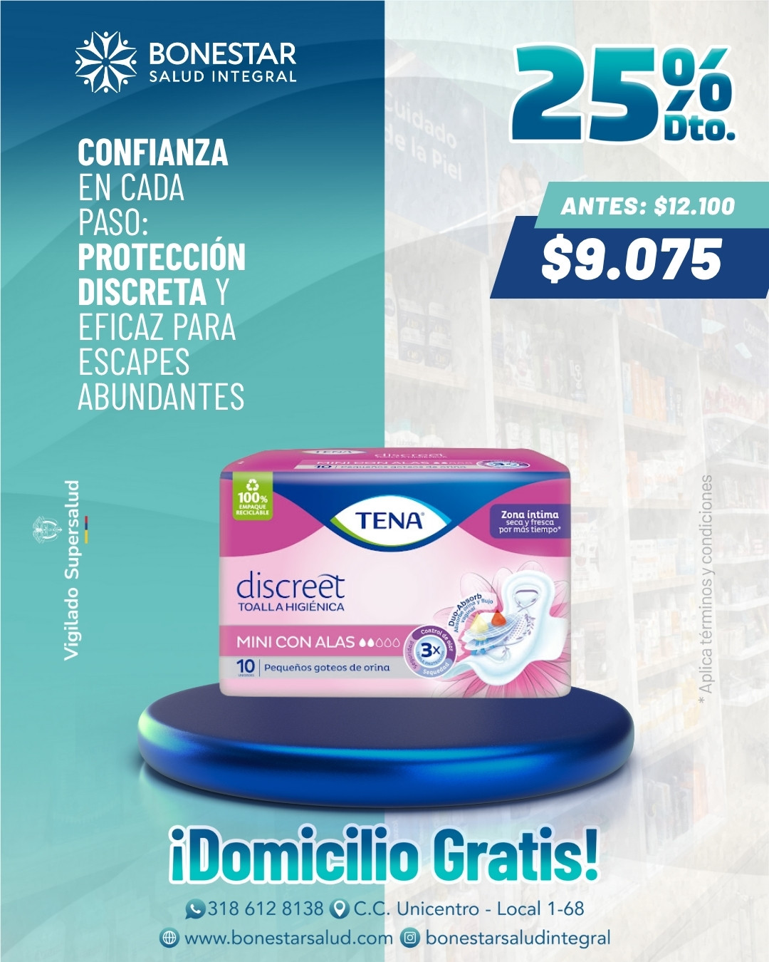 TOALLAS TENA
