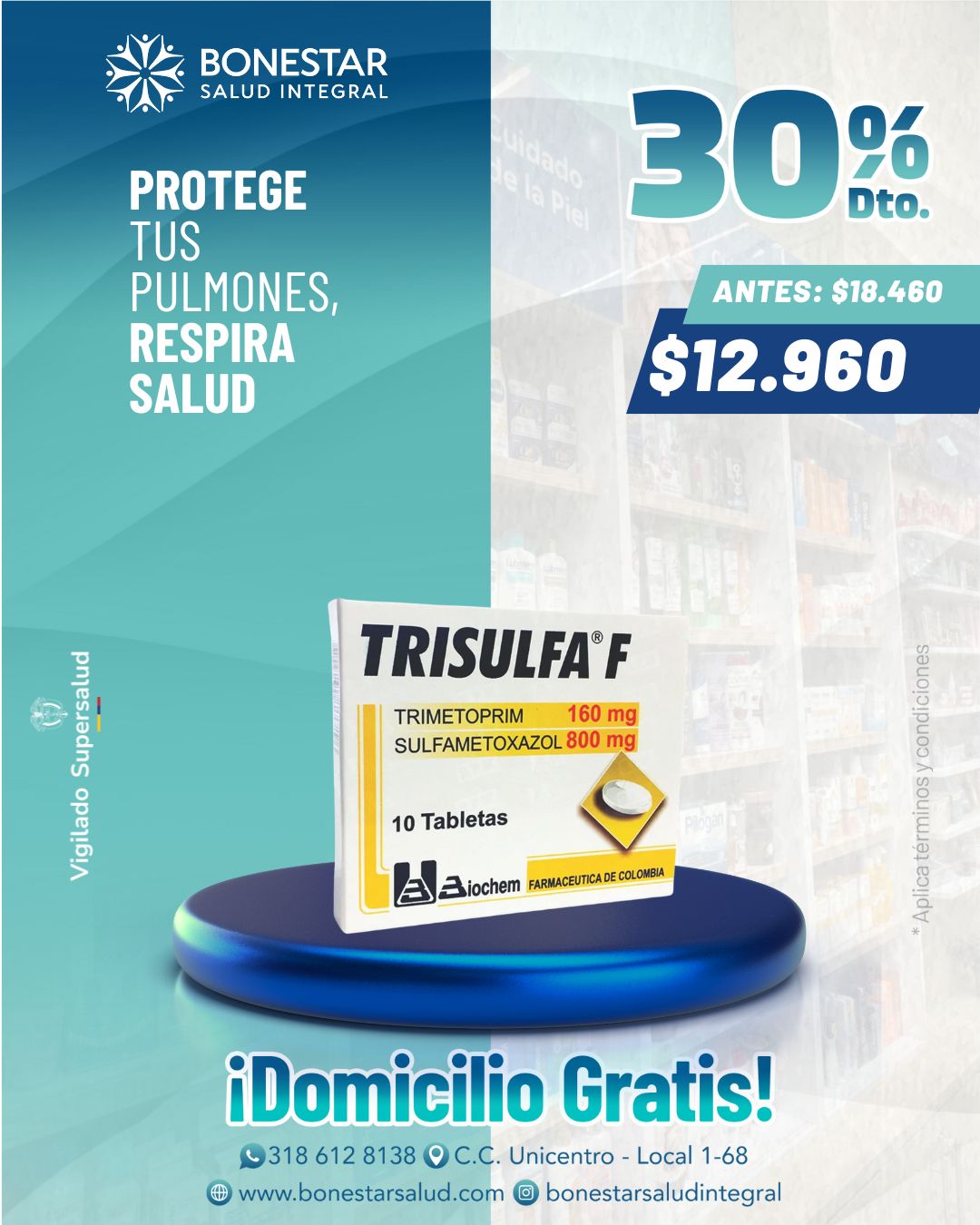 TRISULFA F
