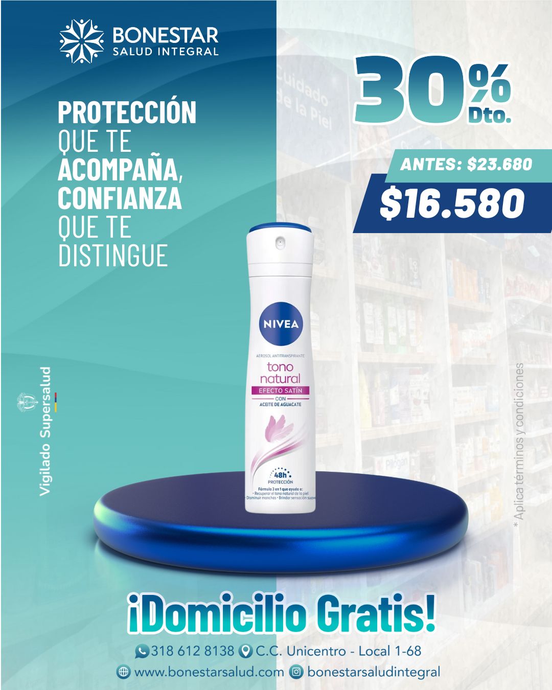 NIVEA TONO NATURAL